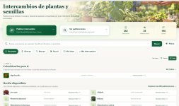 Intercambios de plantas y semillas